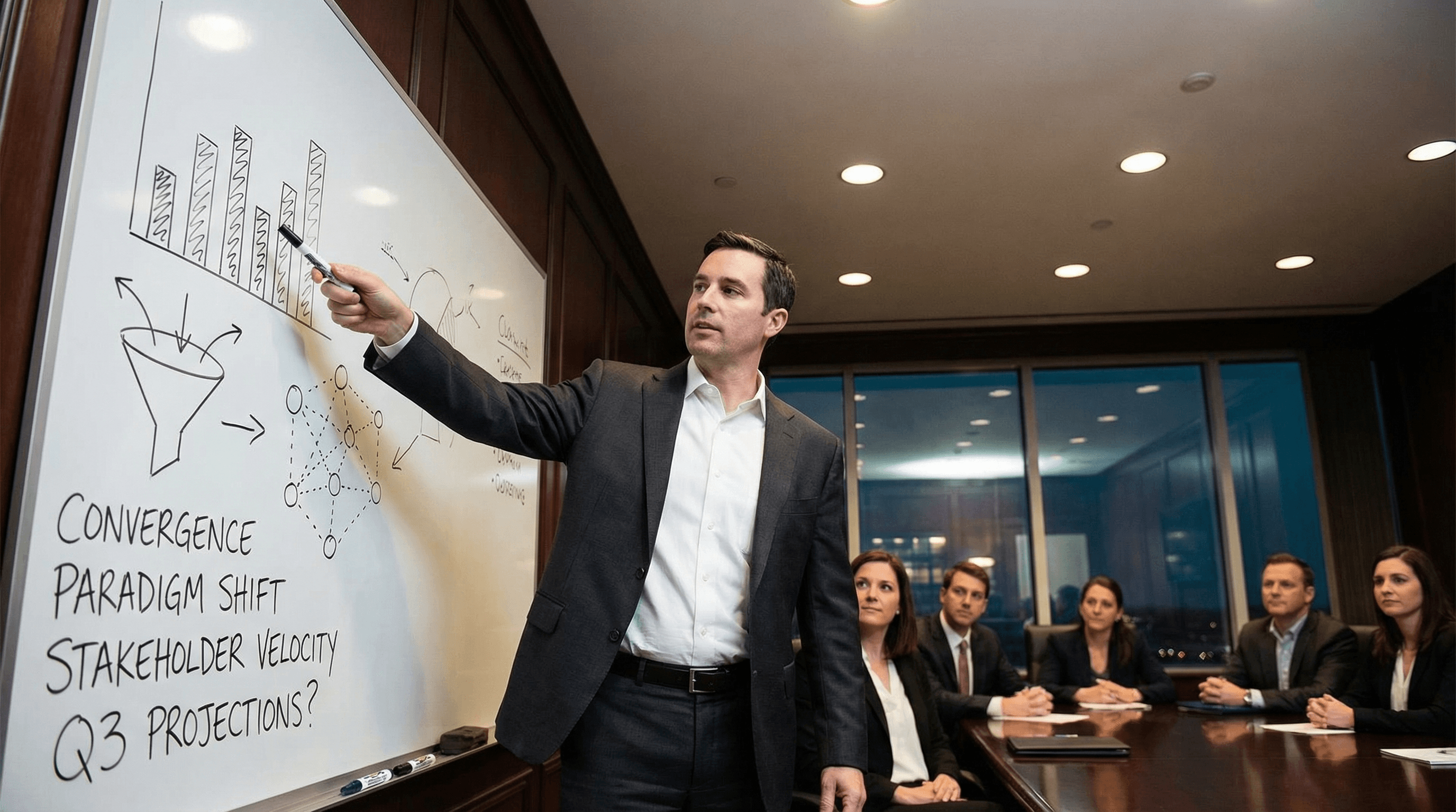 BraskyCorp strategic boardroom session